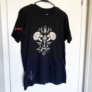 SKULLS & Bones black  graphic T-shirt